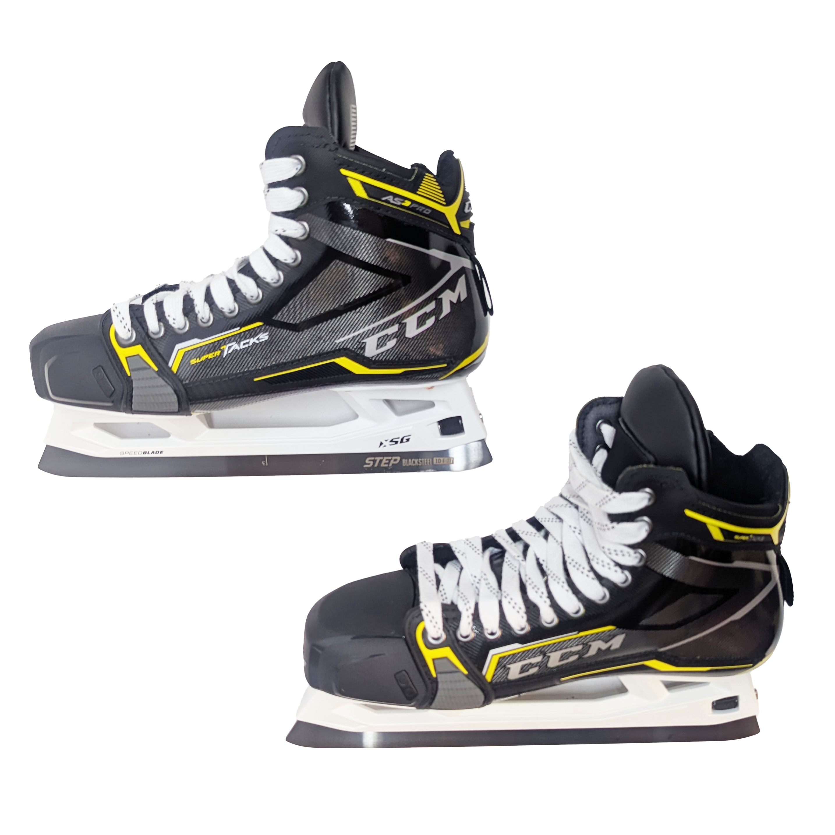 Patins de gardien de but CCM SuperTacks AS3 Pro – AHL Pro Stock – Taille 12EE